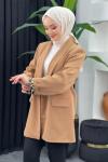 Adil Leopar Ceket Camel