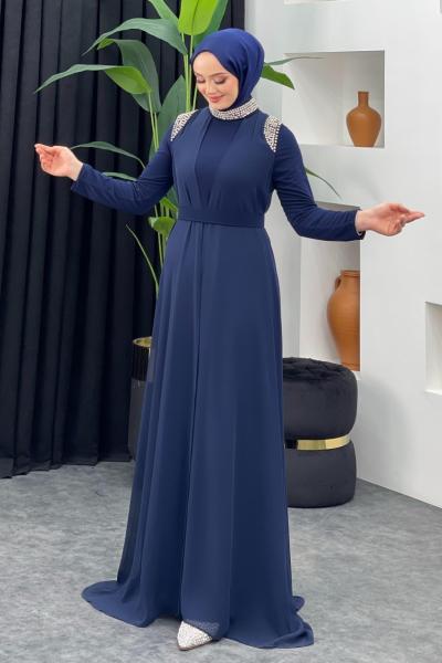 Arya Abaya Lacivert