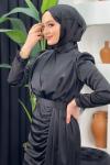 Aybüke Saten Abiye Siyah