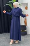 Berrin Elbise Lacivert