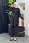 Çağla Pantolonlu Takım Siyah