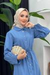 Candan Elbise İndigo Mavisi