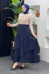 Cansu Etek Lacivert