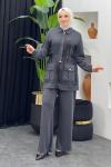 Clara Pantolonlu Takım Antrasit