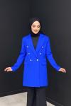Cool Blazer Ceket Saks Mavisi