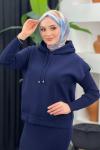Deren Elbise Lacivert