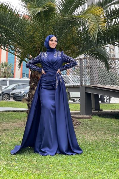 Dildar Abiye Lacivert