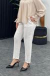Ebrar Pantolon Beyaz