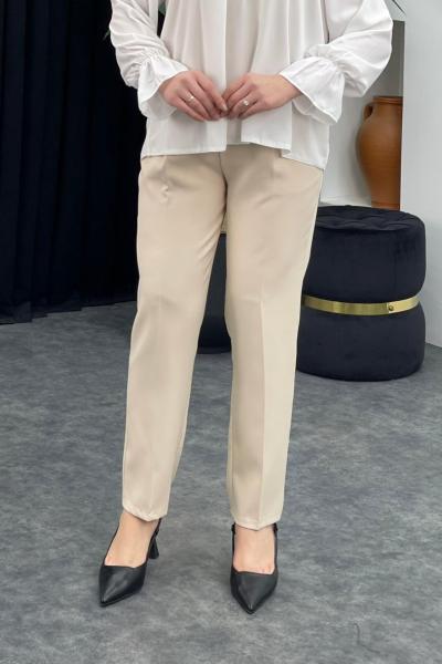 Ebrar Pantolon Krem