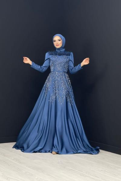 Eda Abiye İndigo Mavisi