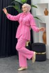 Elalem Pantolonlu Takım Pembe