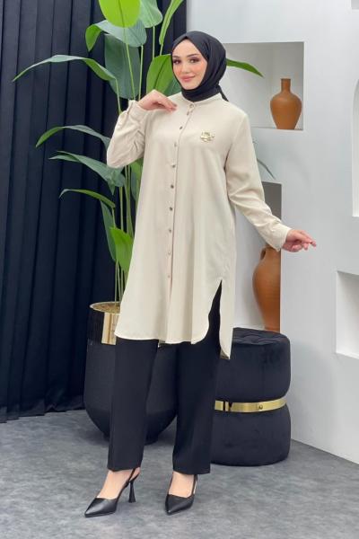 Elçin Tunik Taş Rengi