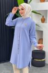 Elçin Tunik Buz Mavisi