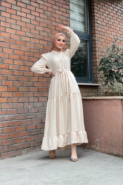 Eylem Elbise Taş Rengi