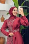 Fulya Abiye Bordo