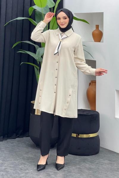 Funda Tunik Taş Rengi