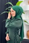 Gülsüm Elbise Zümrüt