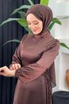 Gülsüm Elbise Acı Kahve