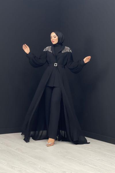 Harika Abiye Takım Siyah