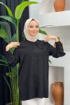 Hazır Yakalı Tunik Siyah