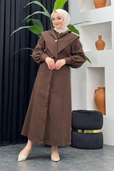 Hicran Elbise Kahverengi