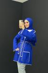 Kartanesi Hırka Saks Mavisi