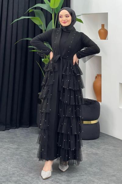 Katkat Abaya Siyah