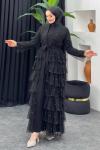 Katkat Abaya Siyah