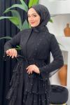 Katkat Abaya Siyah