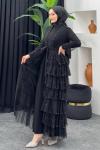 Katkat Abaya Siyah