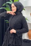 Katkat Abaya Siyah