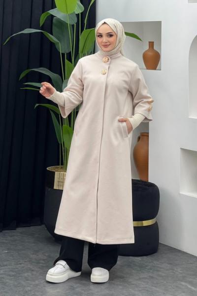 Kolları Örme Angora Kaban Krem