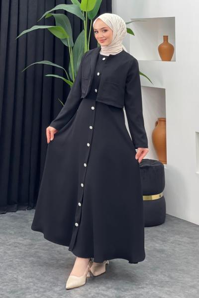 Melisa Elbise Siyah