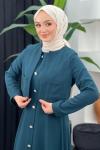 Melisa Elbise Petrol Yeşili