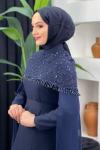 Mest Abaya Lacivert
