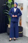 Mina Ceket Pantolonlu Takım Lacivert
