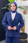Mina Ceket Pantolonlu Takım Lacivert