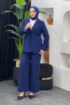 Mina Ceket Pantolonlu Takım Lacivert
