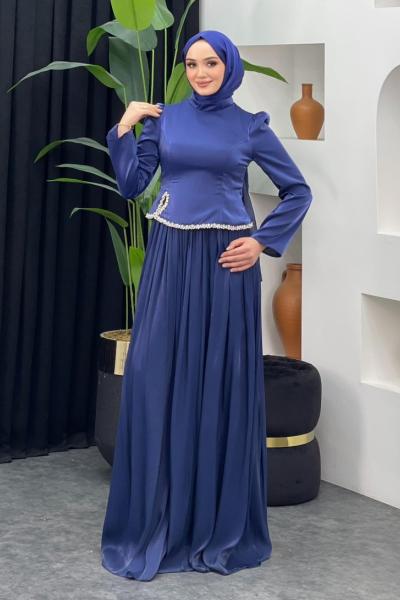 Müjde Abiye Lacivert