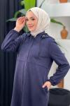 Nazlı Pardesü Lacivert