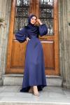 Nesrin Saten Abiye Lacivert