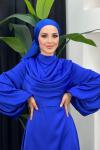 Nesrin Saten Abiye Saks Mavisi