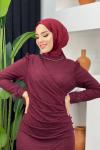 Nişan Abiye Bordo