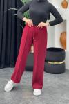 Özge Bol Paça Pantolon Bordo