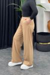 Özge Bol Paça Pantolon Taba