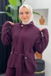 Premium Pantolonlu Takım Mürdüm