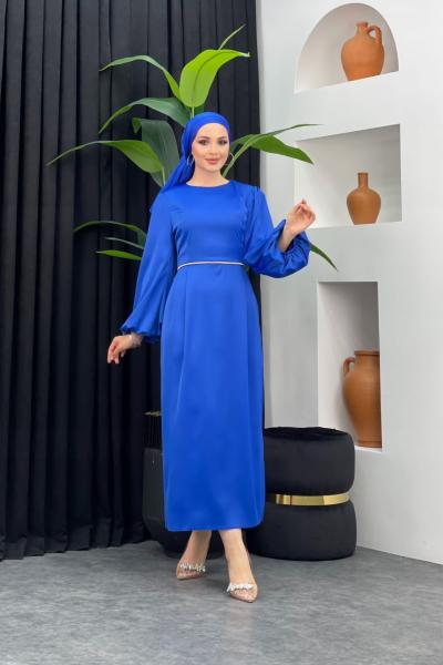 Safir Abiye Saks Mavisi