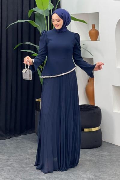 Saka Piliseli Abiye Lacivert