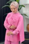 Samsun Pantolonlu Takım Pembe