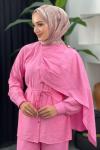 Samsun Pantolonlu Takım Pembe